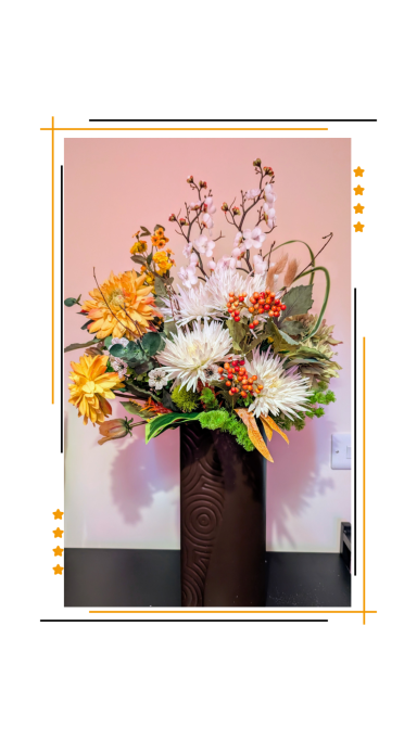 Large brown vase Summer